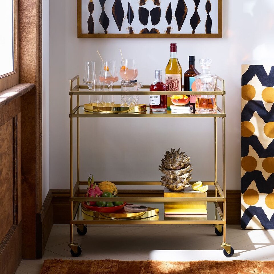 Terrace Bar Cart west elm Australia